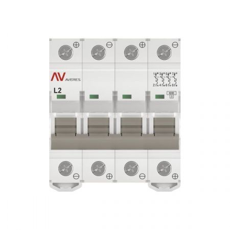 Выключатель автоматический AV-6 DC 4P 2A (L) 6kA EKF AVERES