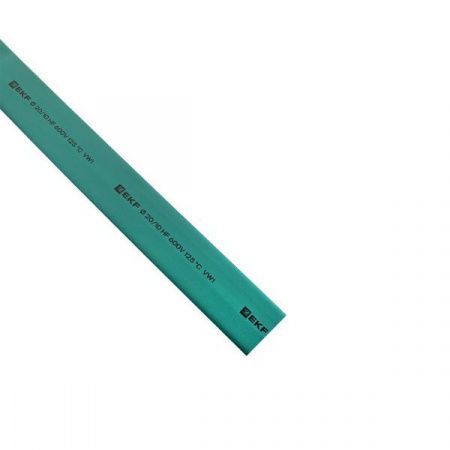 Термоусаживаемая трубка ТУТ нг 20/10 зелёная рулон EKF PROxima