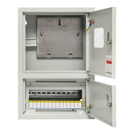 Щит учетно-распред. навесной ЩУРн-1/14 (Э) два отсека (БУР) (450x310x120) IP31 EKF PROxima