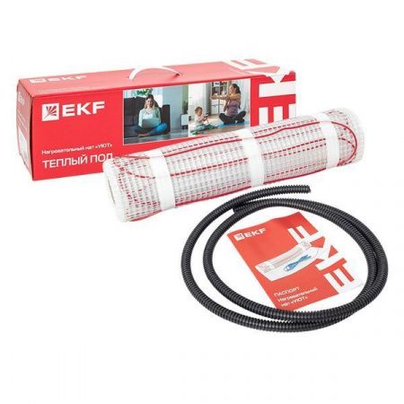 Мат нагревательный двухжильный "Уют" 4 кв. м. 600 Вт EKF