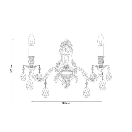 Бра Lucia Tucci Firenze W141.2 Antique