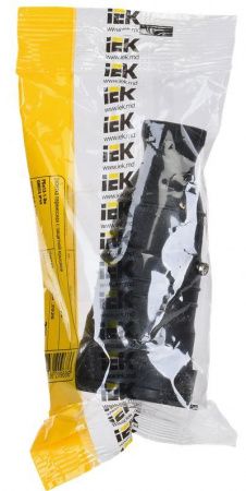 РБп13-1-0м Розетка с защитной крышкой переносная ОМЕГА IP44 каучук IEK