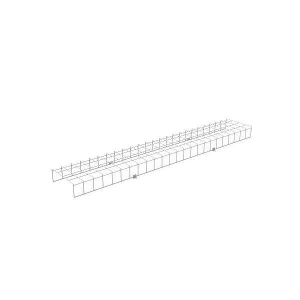 Решетка защитная Gauss для светильника ЛПО/ДПО 1320х230х96 1/5 903265601