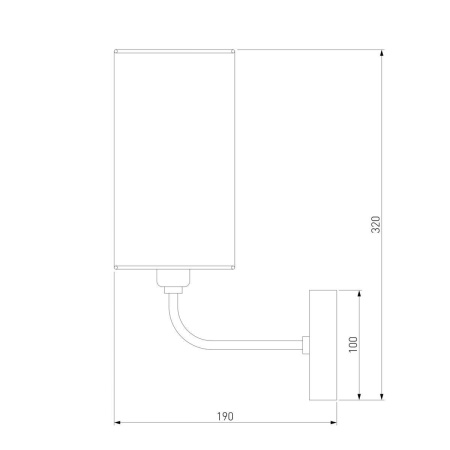 Бра Eurosvet Purezza 60128/1 золото