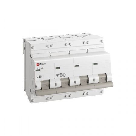 Автоматический выключатель ВА 47-100 4P 35А (C) 10kA PROXIMA EKF
