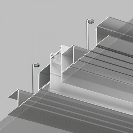 Шинопровод встраиваемый однофазный Denkirs Smart Hide TR2012-WH