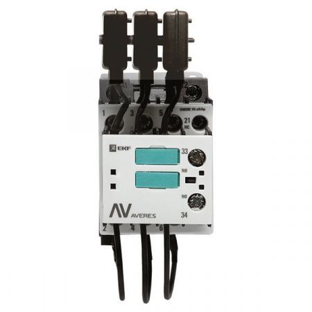 Контактор для конденсатора КМЭК 15 кВАр 230В 1NО+1NC EKF AVERES