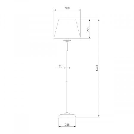 Торшер Eurosvet 01008/1 черный