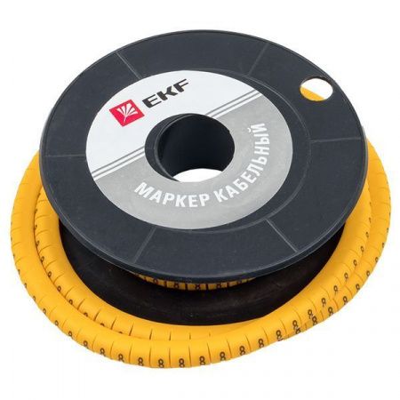 Маркер кабельный 1,5 мм2 "8" (1000 шт.) (ЕС-0) EKF PROxima