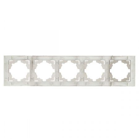 Валенсия Рамка 5-местная графит EKF