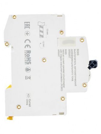 ARMAT Автоматический выключатель дифференциального тока B06S 1P+NP C6 30мА тип AC (18мм) IEK