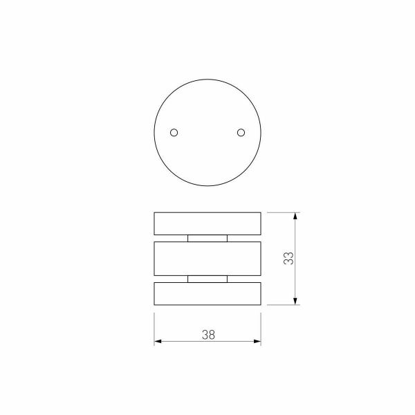Коннектор круглый для накладного шинопровода Elektrostandard Slim Magnetic 85010/00 черный a063966