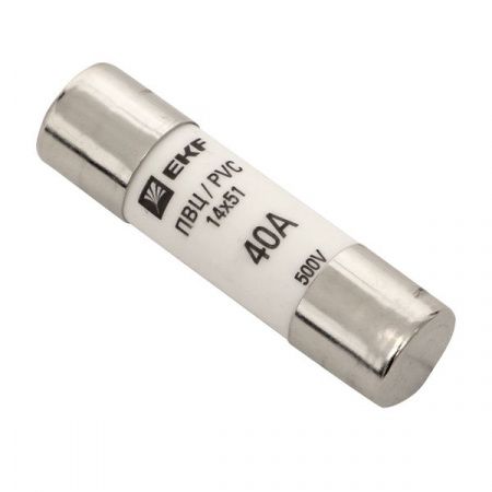 Плавкая вставка цилиндрическая ПВЦ (14x51) 40А EKF