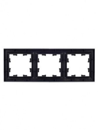 BRITE Рамка 3-местная РУ-3-БрТБ темная бронза IEK