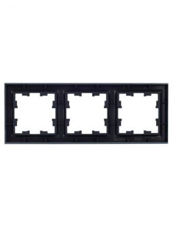 BRITE Рамка 3-местная РУ-3-БрМ маренго IEK