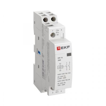 Контактор модульный КМ 16А 2NO 230В АС (1 мод.) PROXIMA EKF