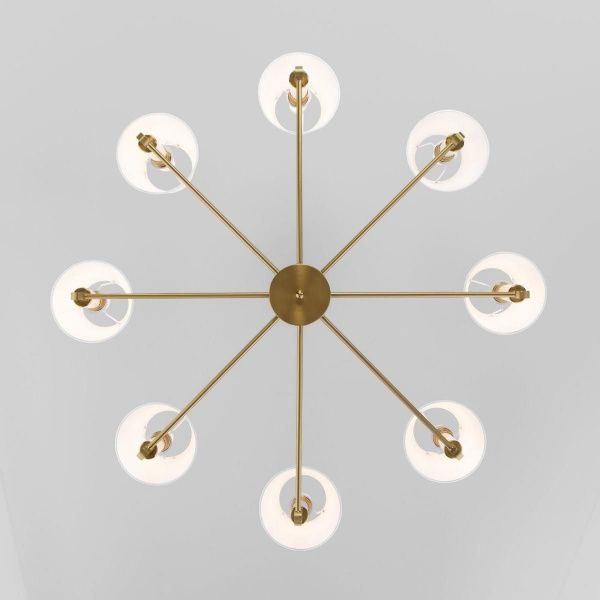 Потолочная люстра Eurosvet 60145/8 латунь