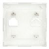 Валенсия лицевая панель розетки Phone 1-местная графит EKF PROxima