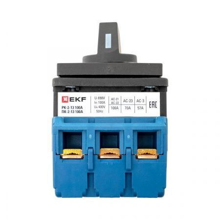 Переключатель кулачковый ПК-2-13 100А 3P "ВКЛ-ВЫКЛ" EKF PROxima