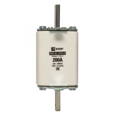 Плавкая вставка ППН-35 250/200А габарит 1 EKF