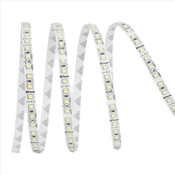 Светодиодная лента Feron 11W/m 120LED/m 2835SMD 3000К 30M LS501 53086