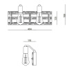 Бра Vele Luce Shield VL6385W02