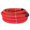 Труба гофр. двустенная ПНД/ПНД гибкая с протяжкой d160 мм (50 м) красная EKF-Plast