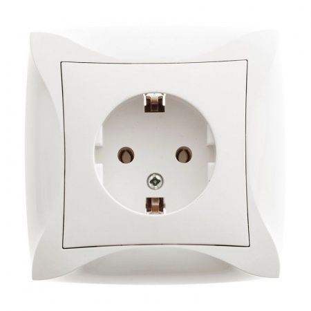 SCH  ДУЭТ  Бел.  Роз. с з/к с рамкой IP20 СП WDE000142 * Вывод из ассорт. поставщиком