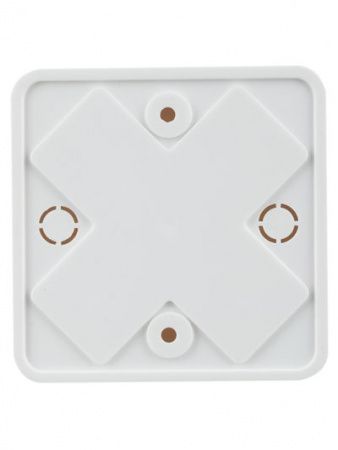 Коробка распаячная КМ41212-01 для открытой проводки безгалогенная (HF) 75х75х20мм белая (6 клемм 6мм2) IEK