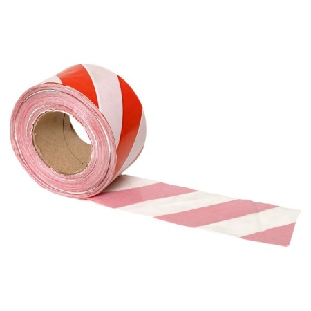 Лента оградительная ЛО "Красно-белая" 75x250 EKF Basic