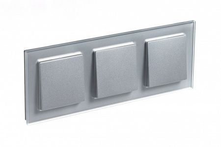 SCH  ATLAS NATURE  Стекло Алюминий  Рамка 3-ая ATN320303