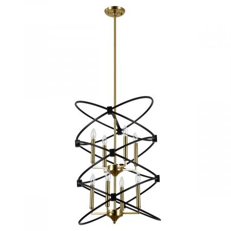Подвесная люстра Indigo Trionfo V10020/8R Black V000486