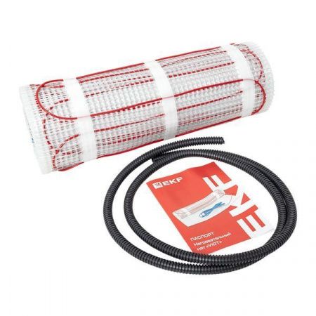 Теплый пол (мат нагревательный) "Уют" 10 кв.м. 1500 Вт EKF