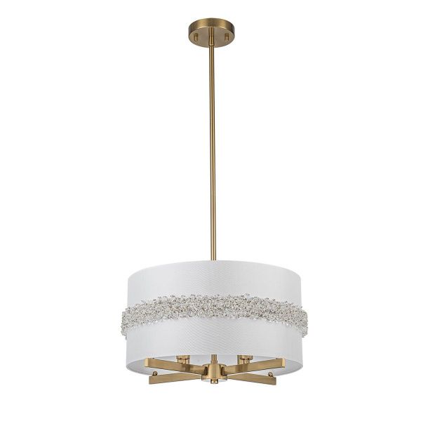 Подвесная люстра Indigo Effetto V13030/4R Brass V000514