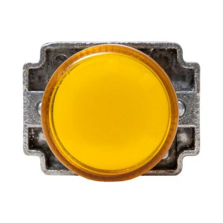 Лампа сигнальная BV65 желтая EKF