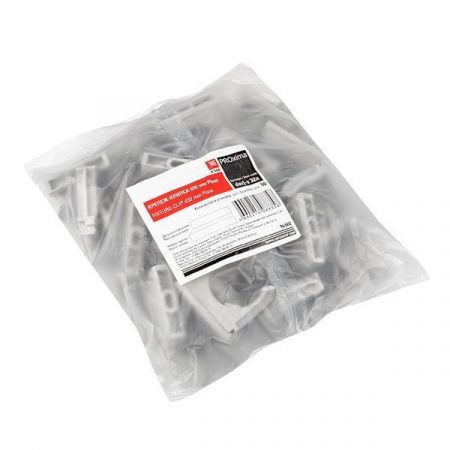 Крепеж-клипса d32 мм (50 шт) серая EKF-Plast