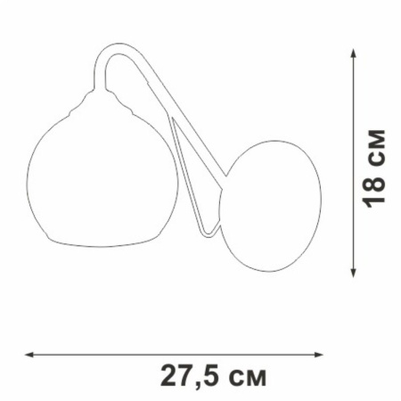 Бра Vitaluce V3951-7/1A