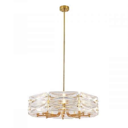 Подвесная люстра Indigo Zaffiro V12046/8P Brass V000499