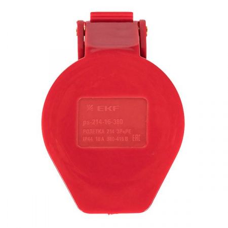 Розетка переносная 214 3Р+РЕ 16А 380В IP44 EKF