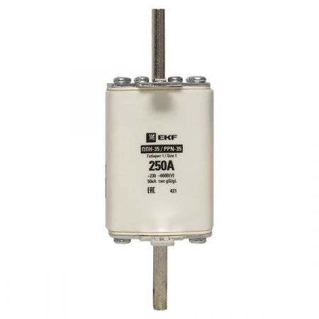 Плавкая вставка ППН-35 250/250А габарит 1 EKF