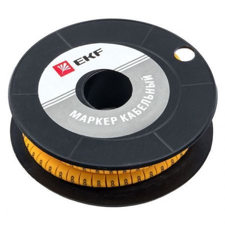 Маркер кабельный 1,5 мм2 "8" (1000 шт.) (ЕС-0) EKF PROxima