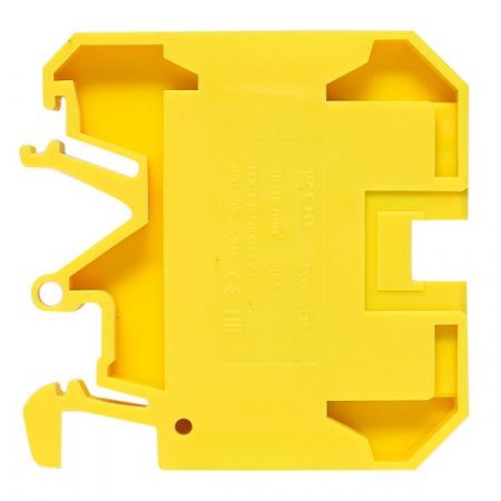 Клемма проходная винтовая JXB 10 мм2 желтая EKF