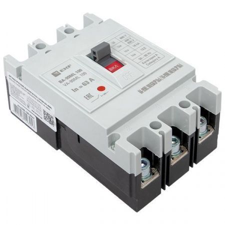 Автоматический выключатель ВА-99МL 100/ 63А 3P 18кА EKF Basic