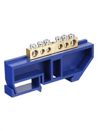 Шина N "ноль" на DIN-изол ШНИ-6х9-6-Д-С IEK