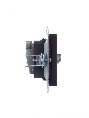 BRITE Розетка двойная TV+SAT РТВ/РСп12-БрЧ черный IEK