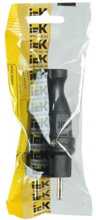 Вилка прямая ВБп3-1-0м IP44 ОМЕГА каучук IEK