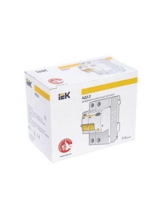 KARAT Дифференциальный автомат АД12 2P 32А 100мА тип AC IEK