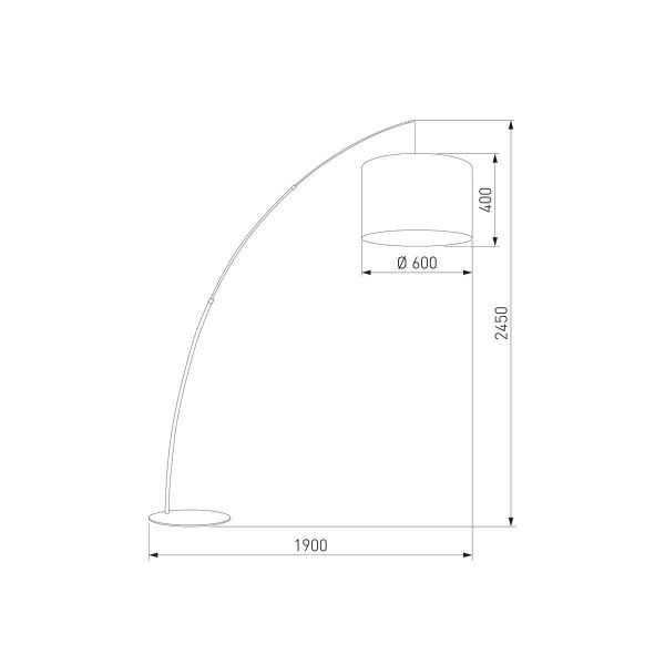 Торшер TK Lighting 6097 Moby