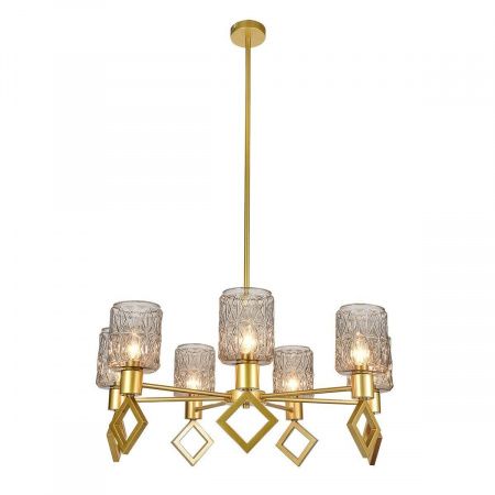 Подвесная люстра Indigo Preda V13025/7R Gold V000470