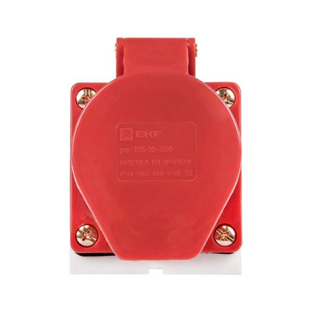 Роз.  115  16А 3Р+РЕ+N 380В IP44 стац. наруж. EKF